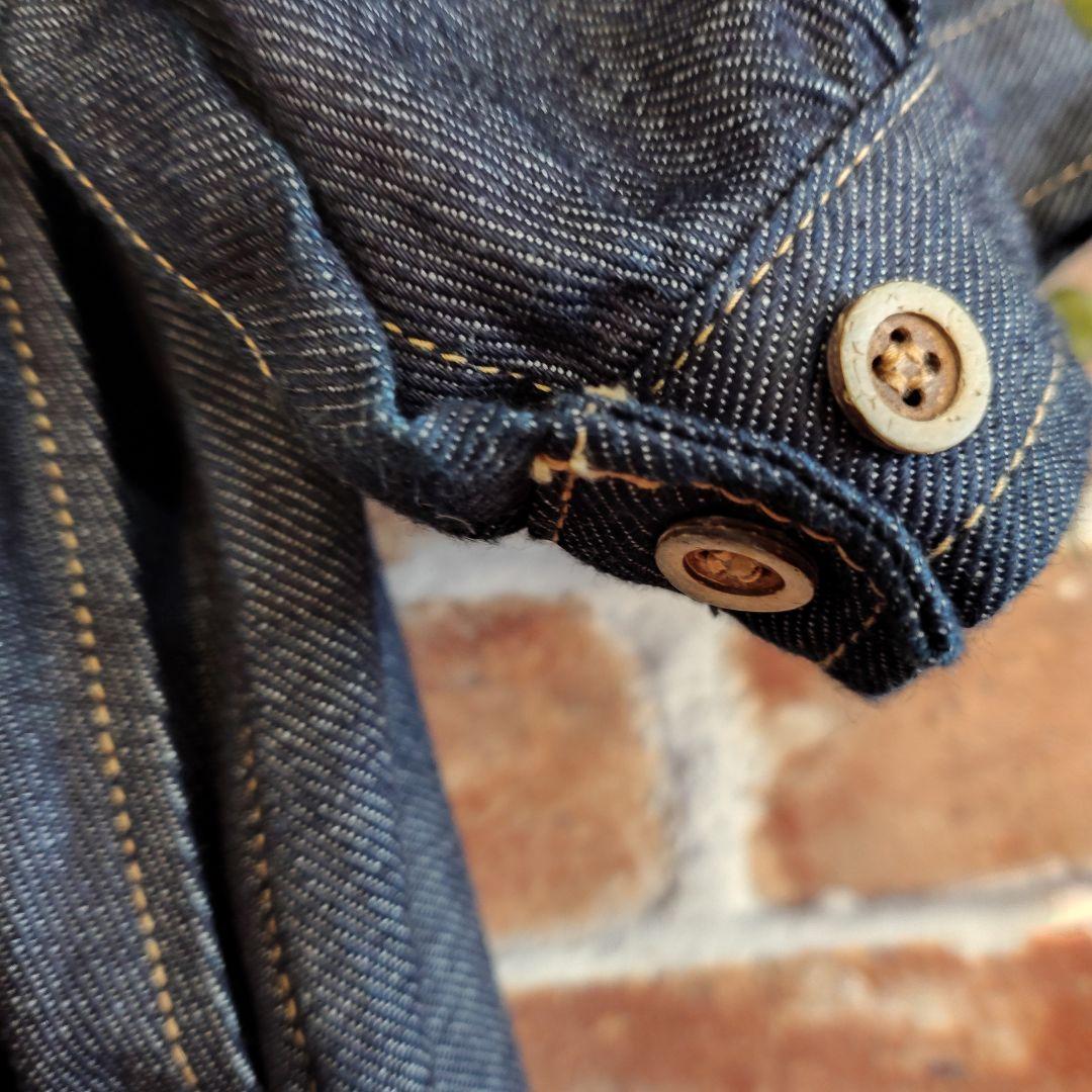 45R プチデニムのパプブリッジワンピース