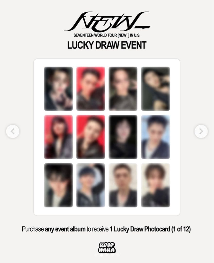 SEVENTEEN kpopnara US NEW ラキドロ トレカ バーノン