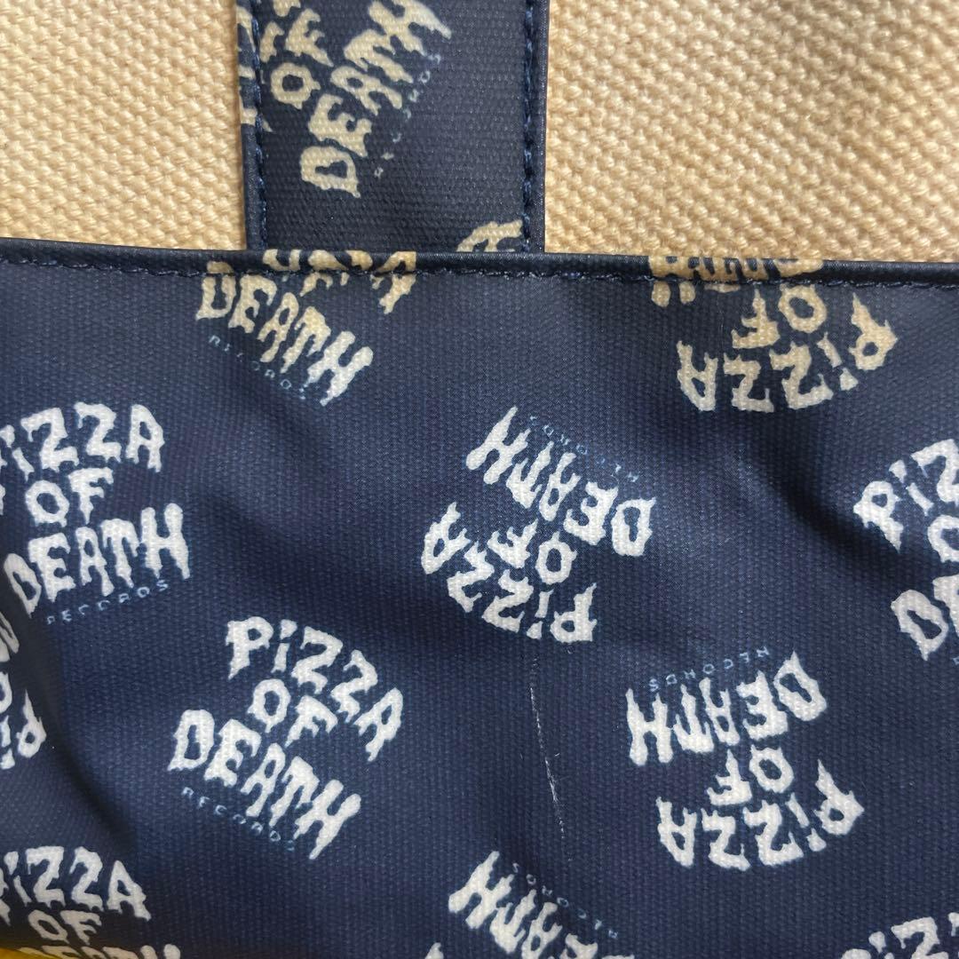 S*)様 PIZZA OF DEATH トートバッグストラップ付きkenyoko