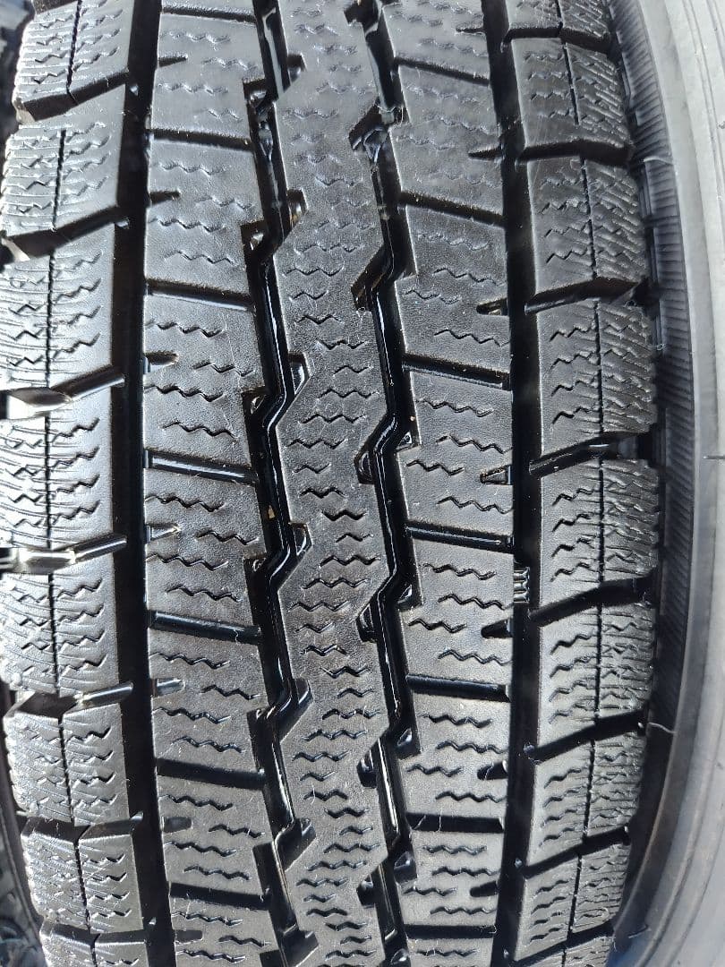 145R12・LT【2/2】軽トラ用スタッドレス・鉄ホイール付、２本分割