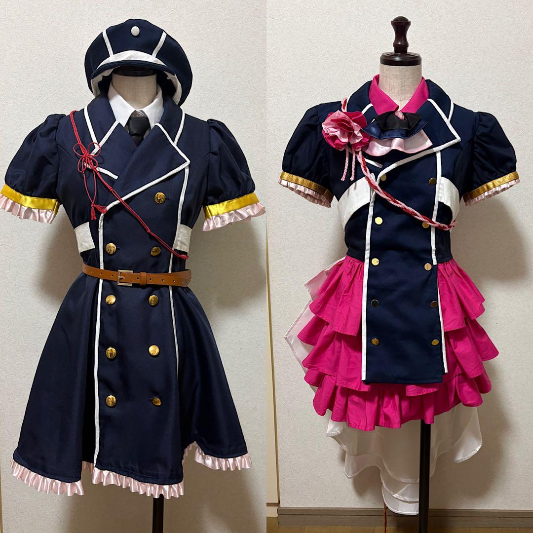 【手作り品・2点セット】刀剣乱舞 乱藤四郎 通常・極 コスプレ衣装