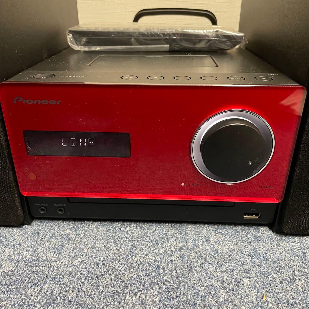 【美品・付属品完備】Pioneer X-CM31-R ミニコンポ レッド