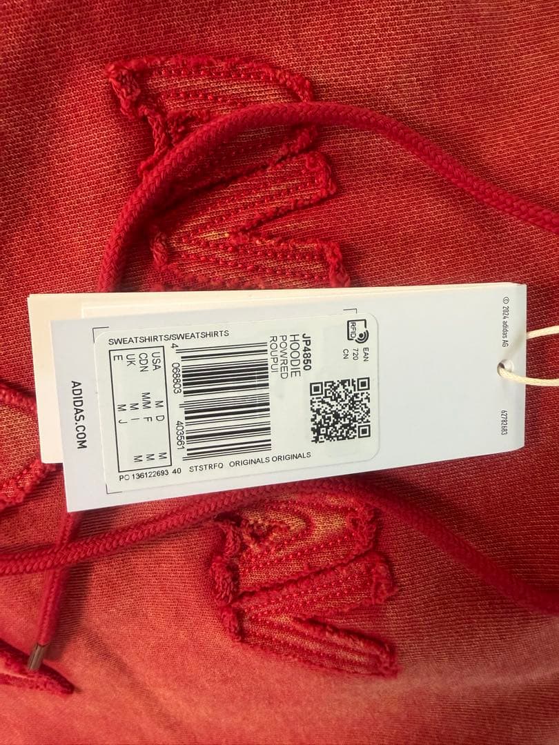 ADIDAS BY AVAVAV ショルダーレスフーディー