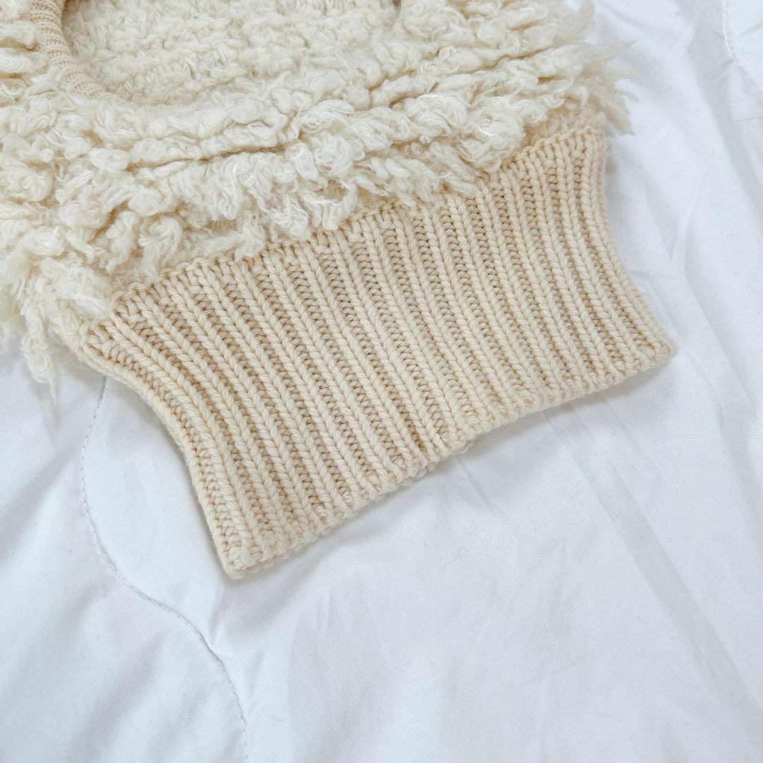 美品✨アラヌイ　バラクラバ　ボアニットキャップ　ユニセックス　free