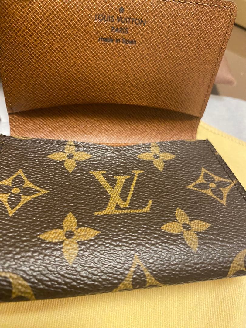 LOUIS VUITTON Carte Visite ブラウン