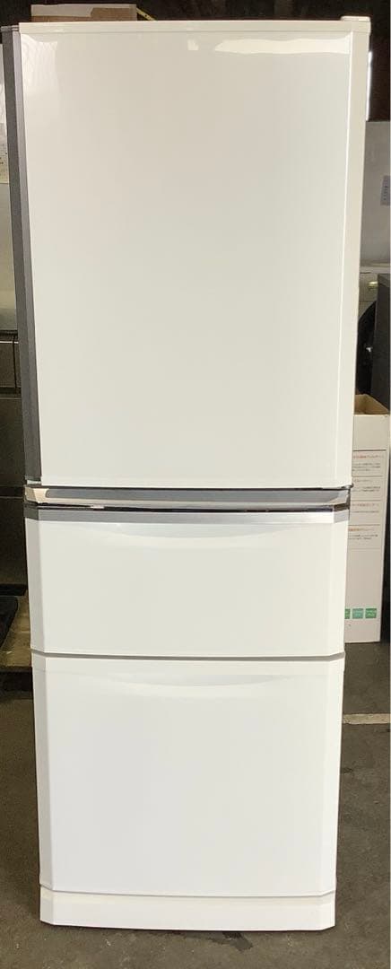 【大人気】三菱 3ドア冷蔵庫 MR-C34Z-W 335L 2016年製