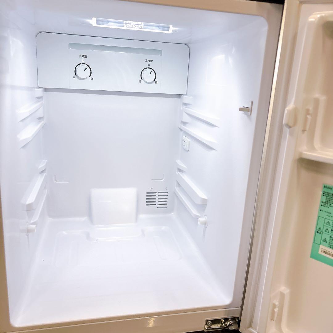 ★送料設置費込み★2024年製ハイアール148L ２ドア冷蔵庫ステンレスブラック