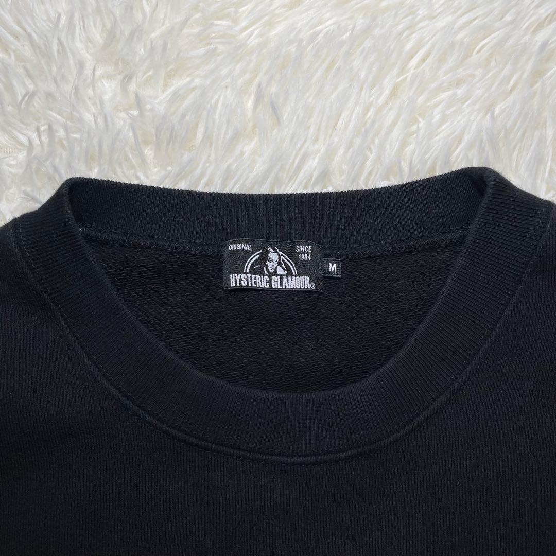 【美品】ヒステリックグラマー ヒスガール スウェット ブラック 黒 M 裏毛