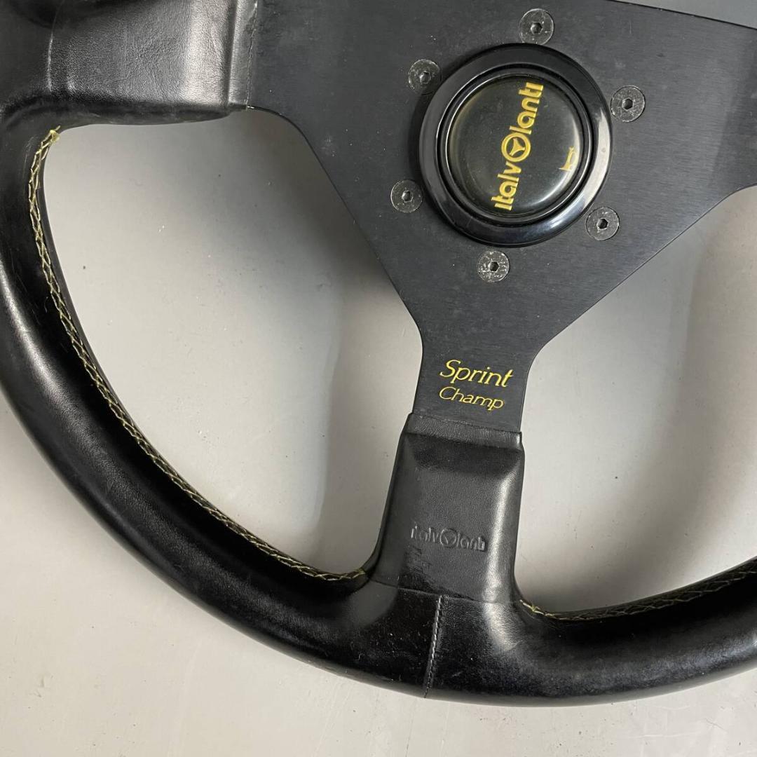 当時物 1996年製 italvolanti レザー ステアリング