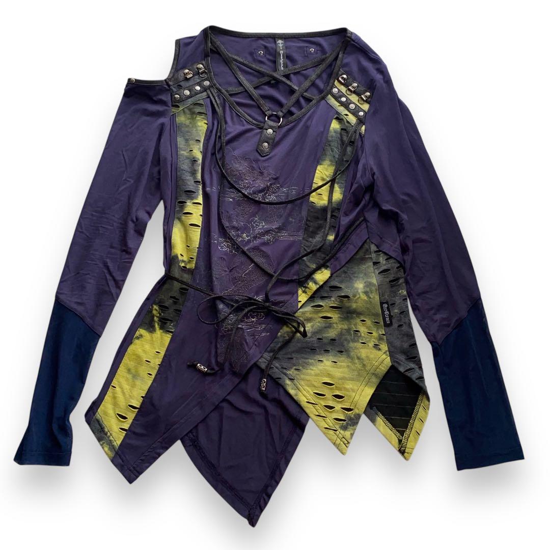 Ozz Croce archive dragon 龍 変形 ジャージーカットソー