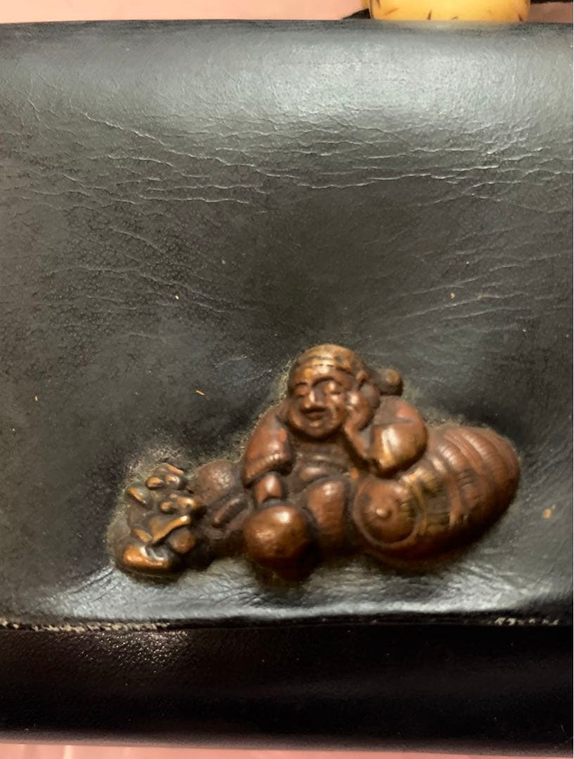 携帯用のキセル（煙管）ケースと煙草入れ　ダイコクさんの柄入