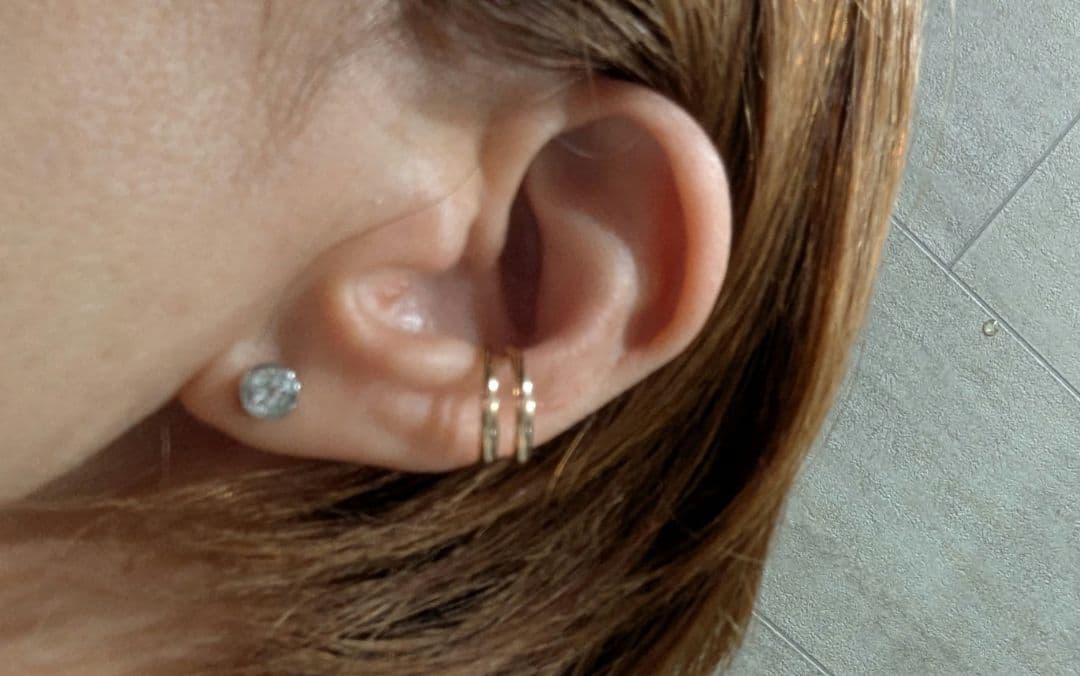 PT900　0.35カラット　ダイヤモンド　片耳　シンプル　ピアス