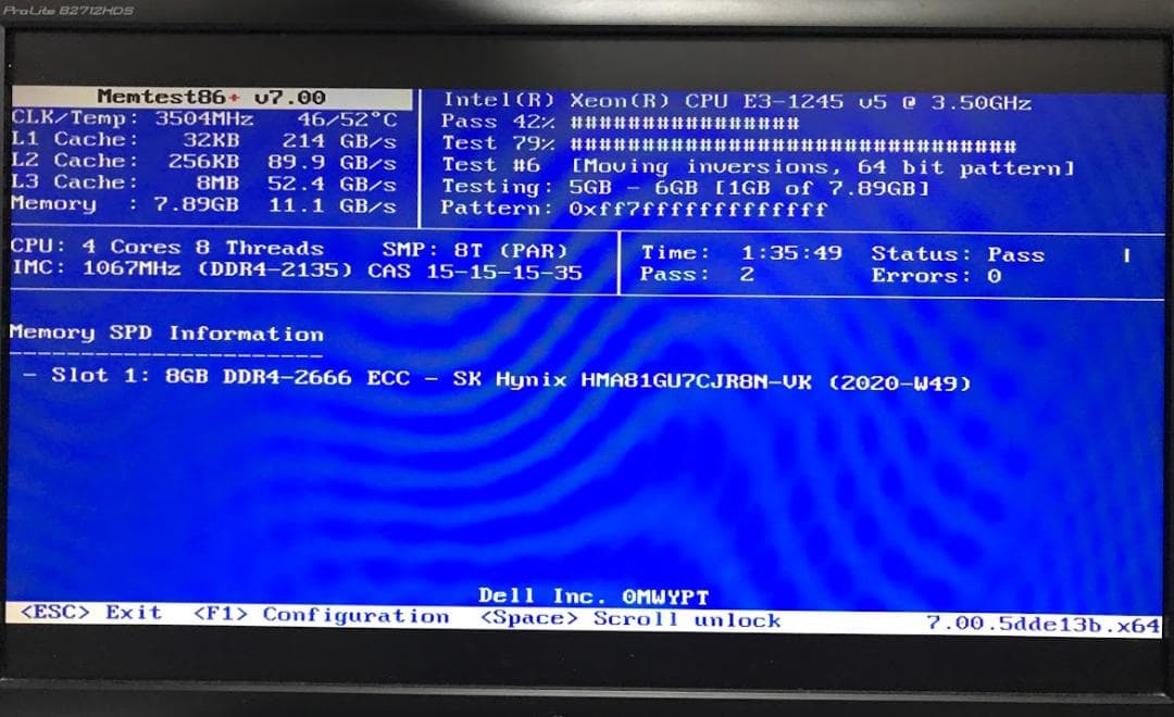 良品 Dell 3620 (E3-1245V5/8GB/Win11Pro)