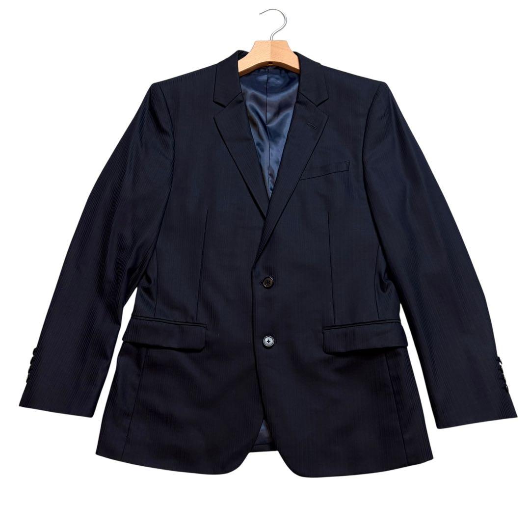50 XL シルク ビジネススーツ セットアップ ネイビー BEAMS ビームス