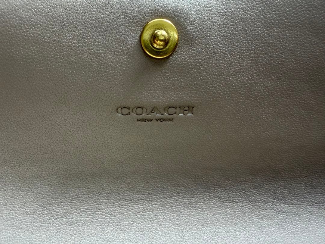 【美品】COACH コーチ 長財布 ミラウォレット アッシュマルチ