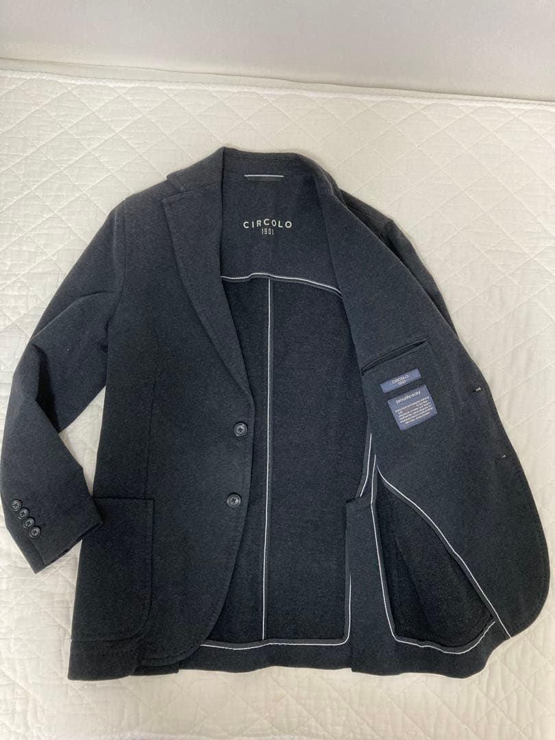 【美品】CIRCOLO 1901 モールスキンコットンジャージージャケット