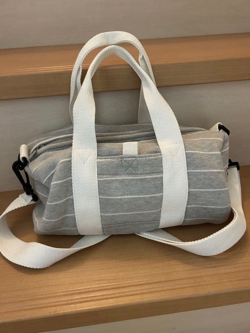 マスターピーススウェットストライプミニドラムバッグ