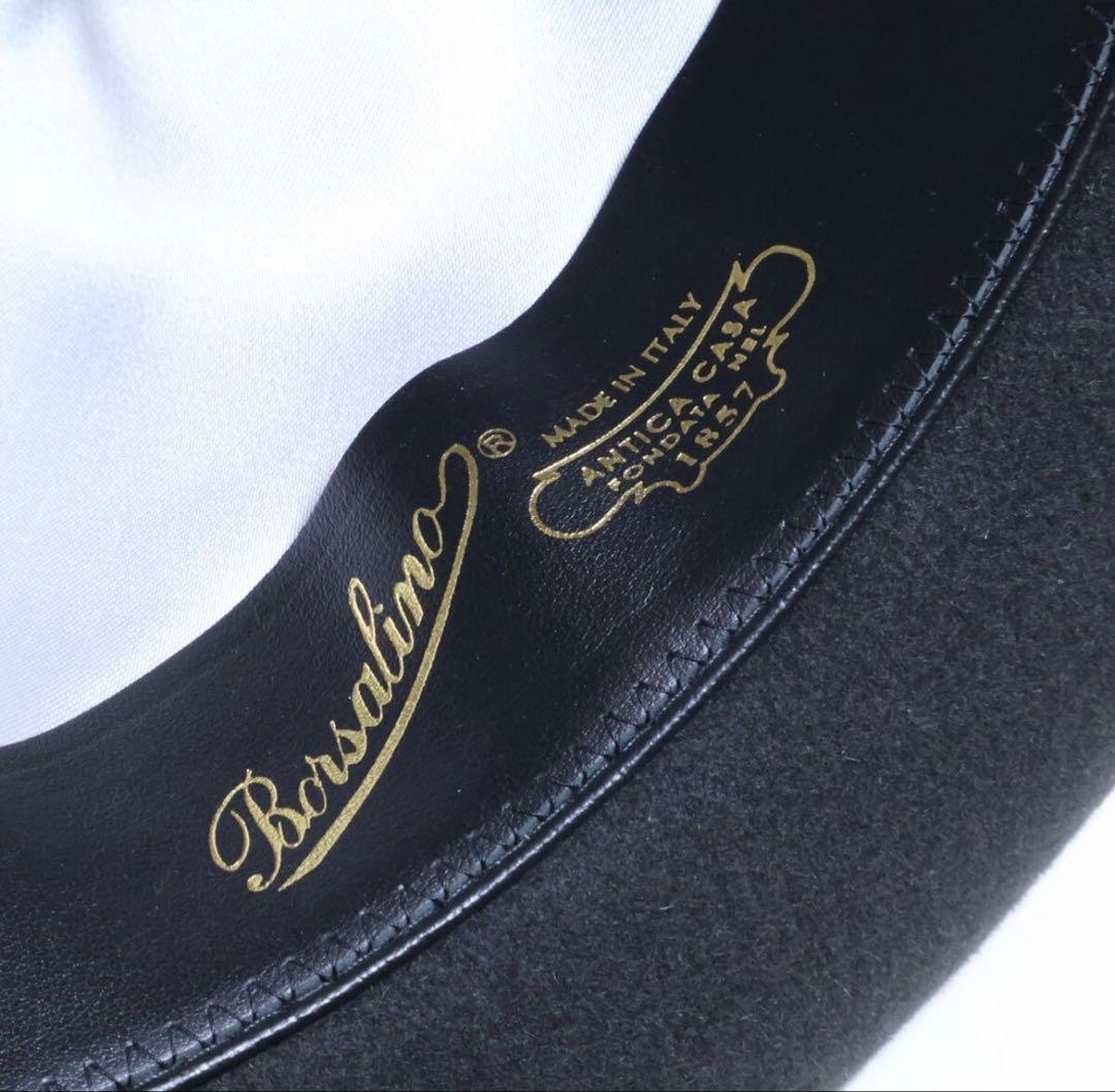 3003◆ボルサリーノ◆高級中折れ帽子◆60(実寸59.5)◆定価41,800円