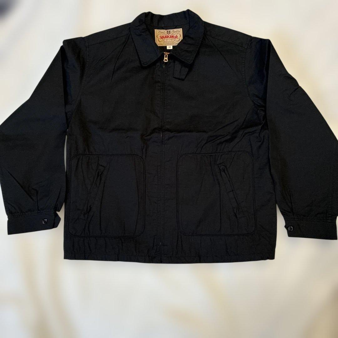 SUGAR CANE コットン スポーツ ジャケット SC15293 黒42