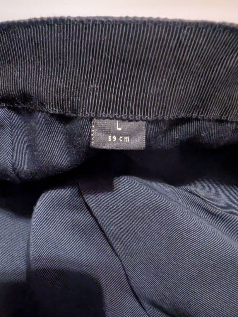 GUCCI キャップ シェリーライン 黒 ユニセックス Lサイズ 59cm