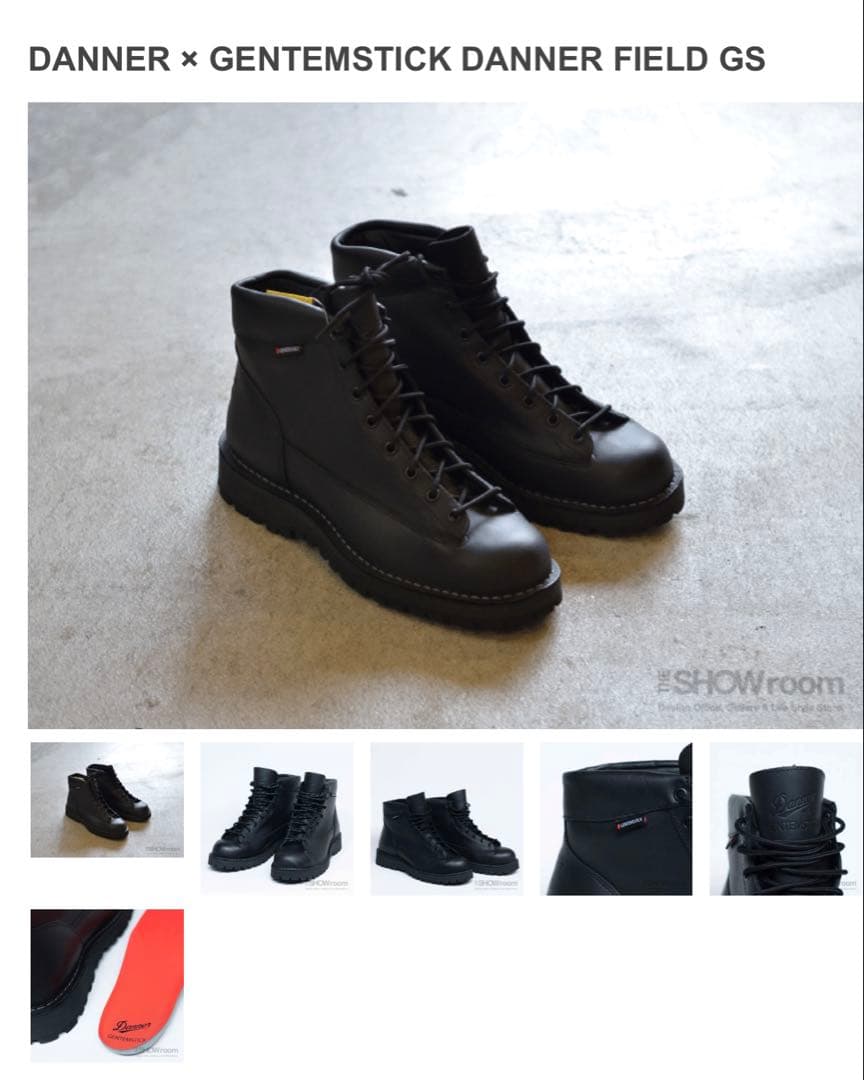 DANNER×GENTEMSTICKDANNERFIELD GS26.5cm