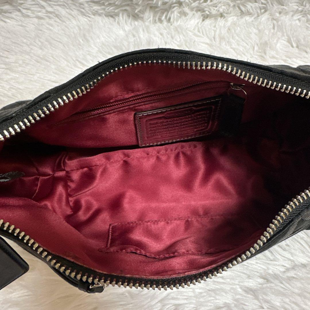 COACH コーチ　ポピー　黒　ワンショルダーバッグ ハンドバッグ　y2k