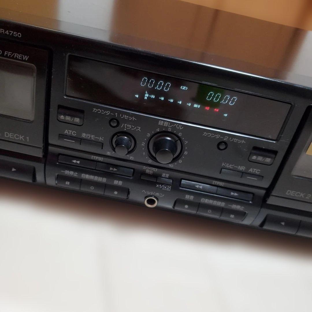 【美品】　Technics RS-TR4750 ダブルカセットデッキ　動作OK