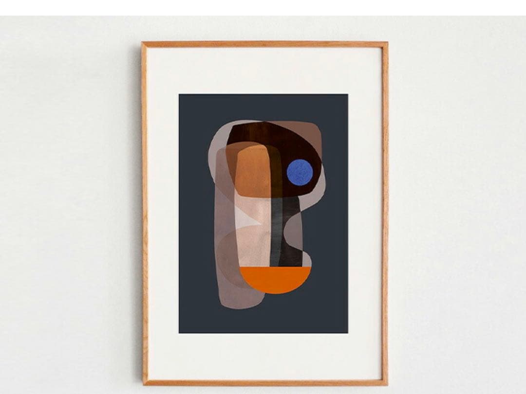 アトリエCPH abstract 50×70 アートポスター　北欧　インテリア