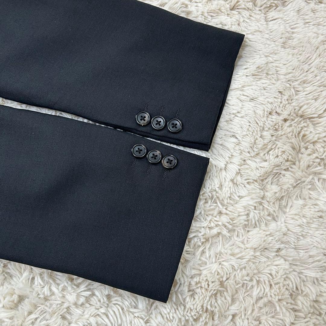 美品 近年モデル JPRESS スーツ グレー AB7 セットアップ シルク混