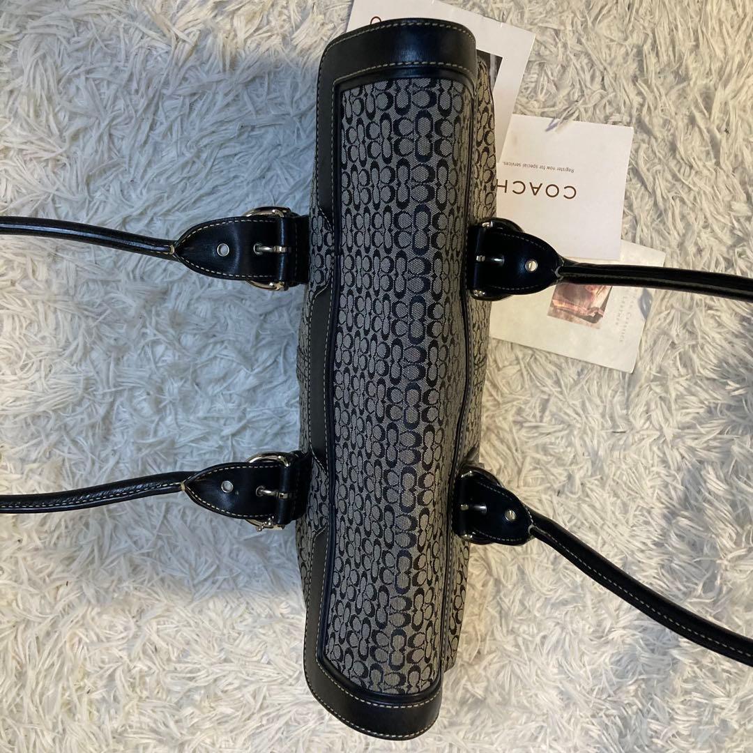 極美品 vintage coach old mini Boston flap