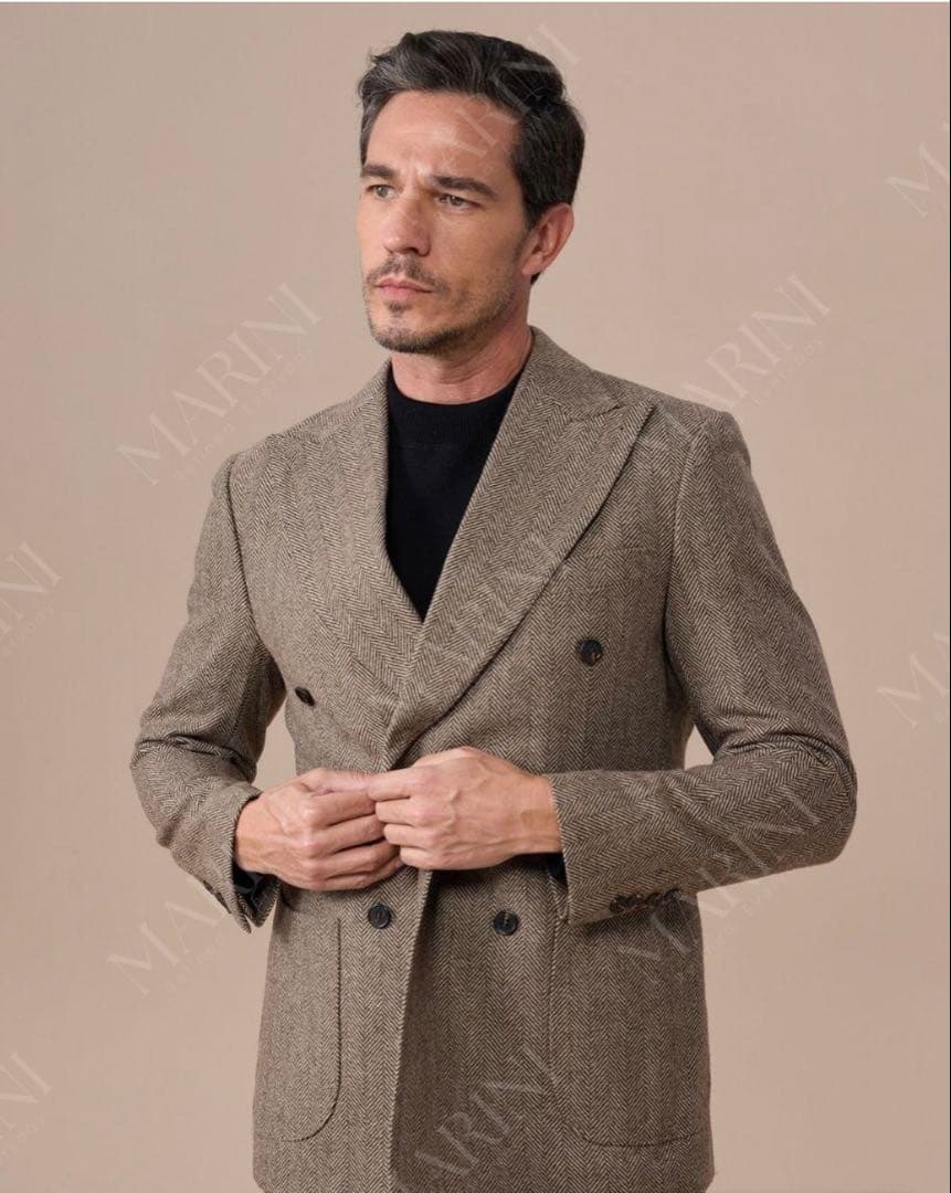 ゲ*ー様 新品未使用 MARINI ダブルブレスト ジャケット