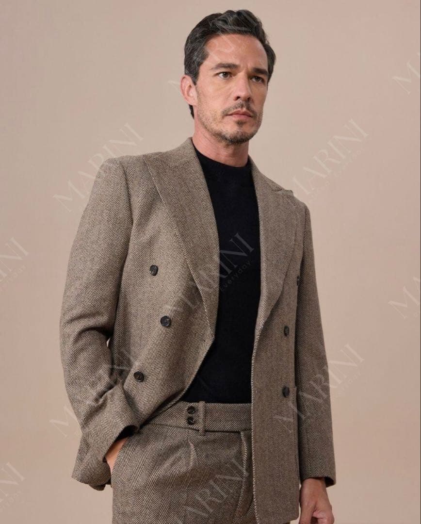 ゲ*ー様 新品未使用 MARINI ダブルブレスト ジャケット