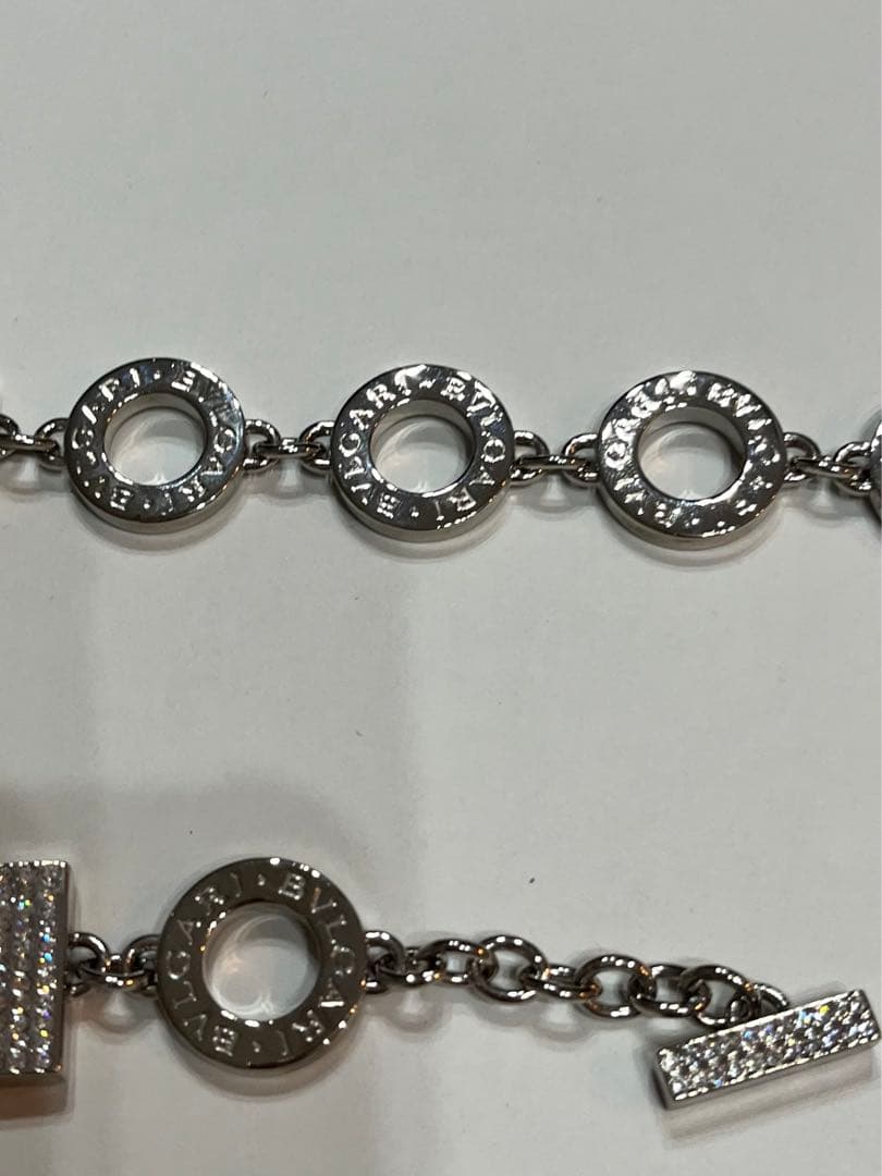 美品☆ブルガリ ベルト　ラインストーン チェーンベルト パイソン アクセサリー