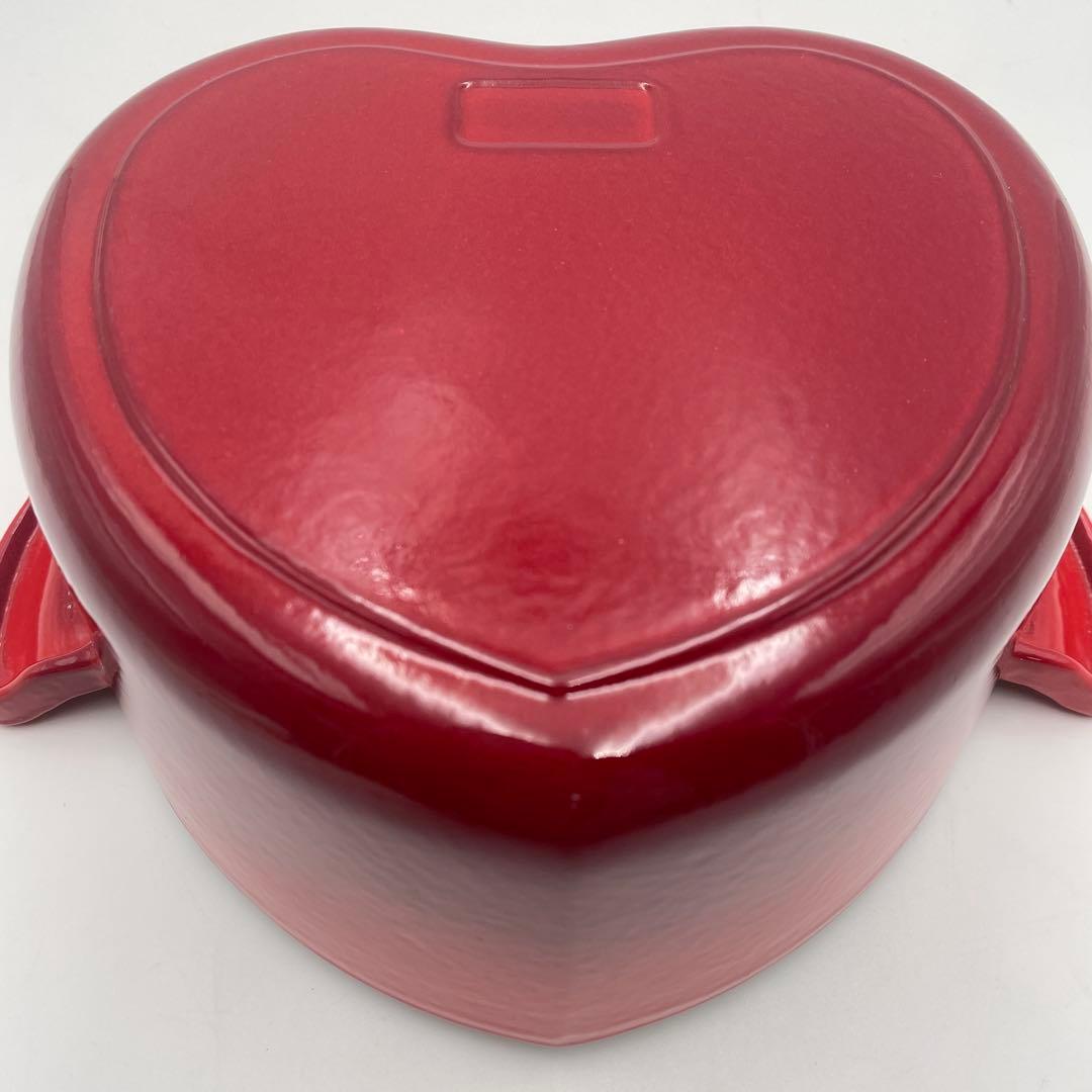 専用　ル・クルーゼ ココット・ダムール ハート型鍋 2.0L チェリーレッド