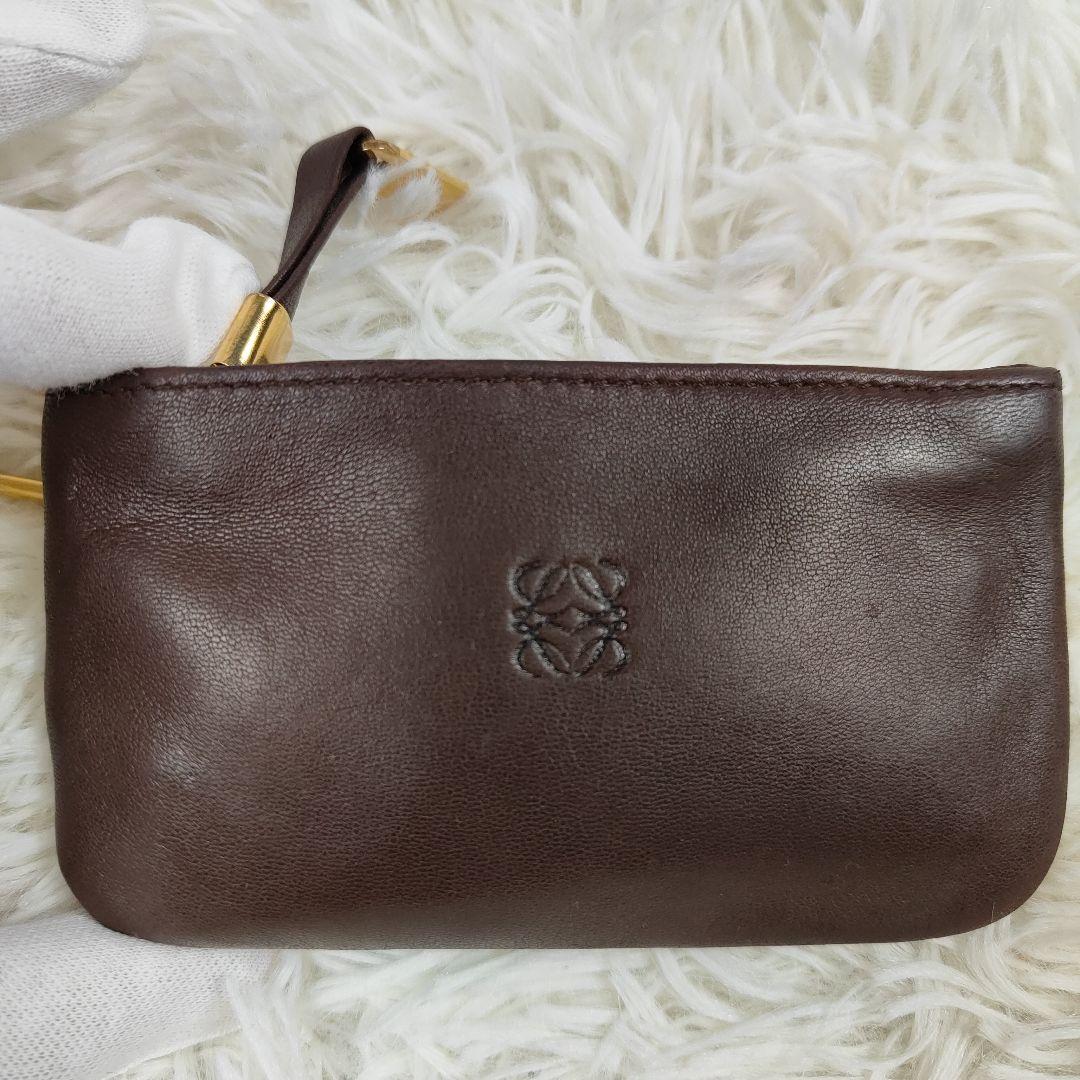 本日限定価格　LOEWE　ケース キーリング付き アナグラム ナッパレザー