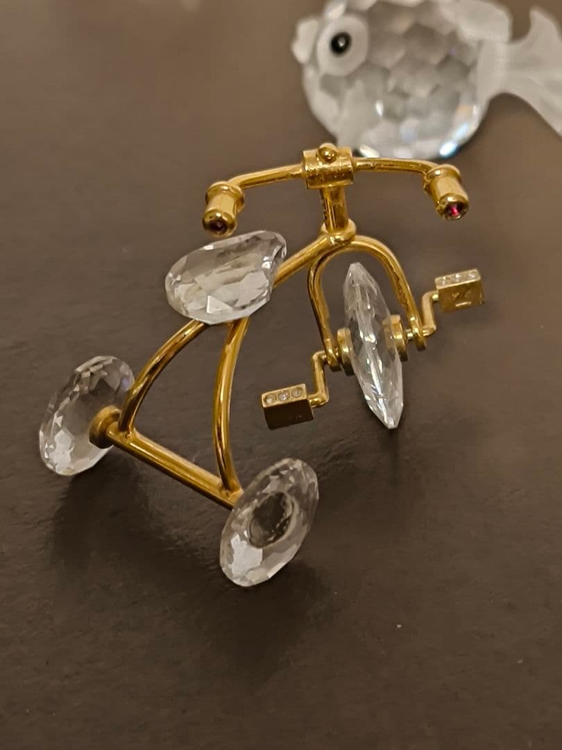 Swarovski スワロフスキーハリネズミ てんとう虫 フクロウ 自転車 ふぐ