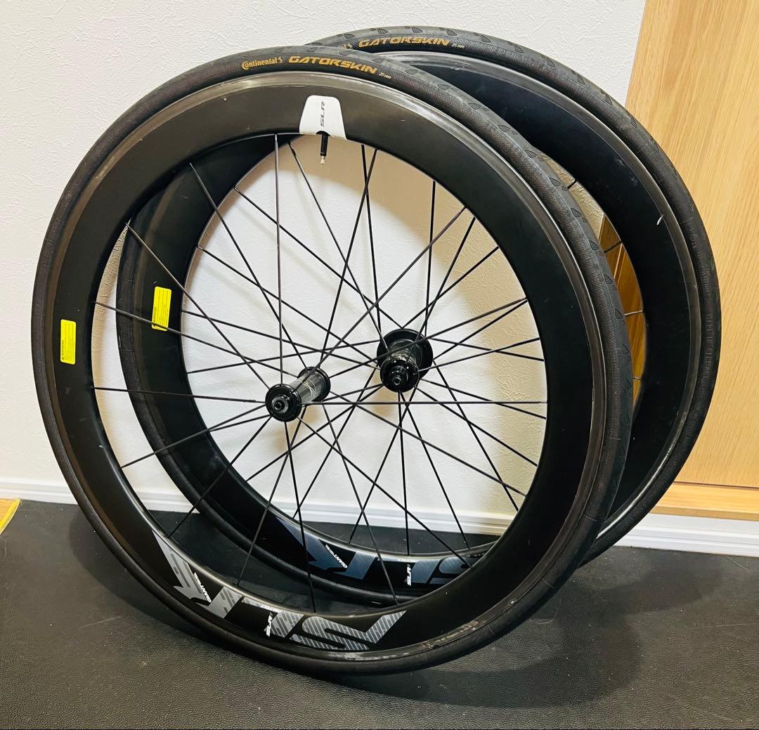 GIANT SLR AEROカーボンホイール前後セット リムハイト55mm