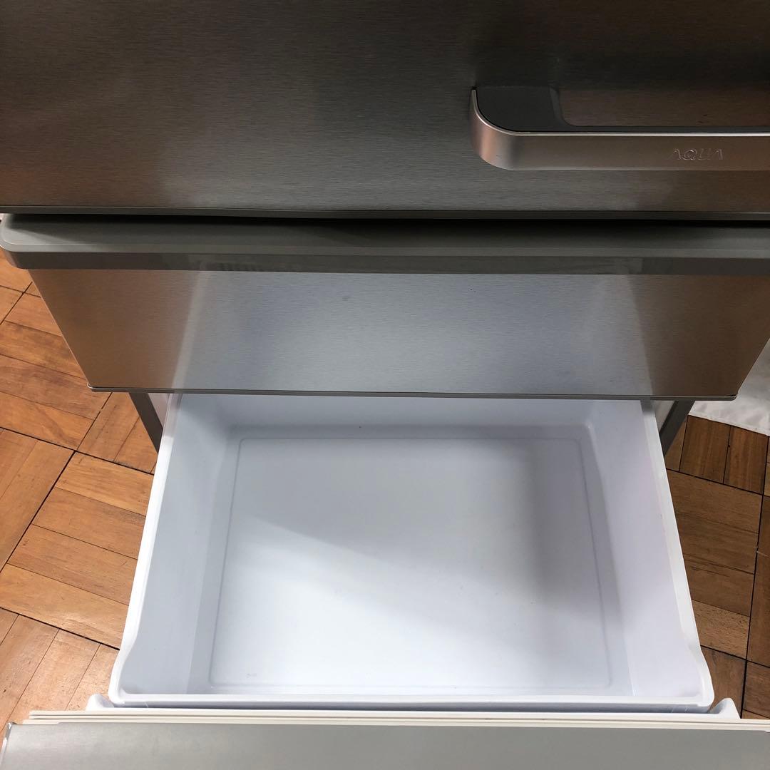 【美品】AQUA　ノンフロン冷凍冷蔵庫　AQR-36N2L　2023年製　K