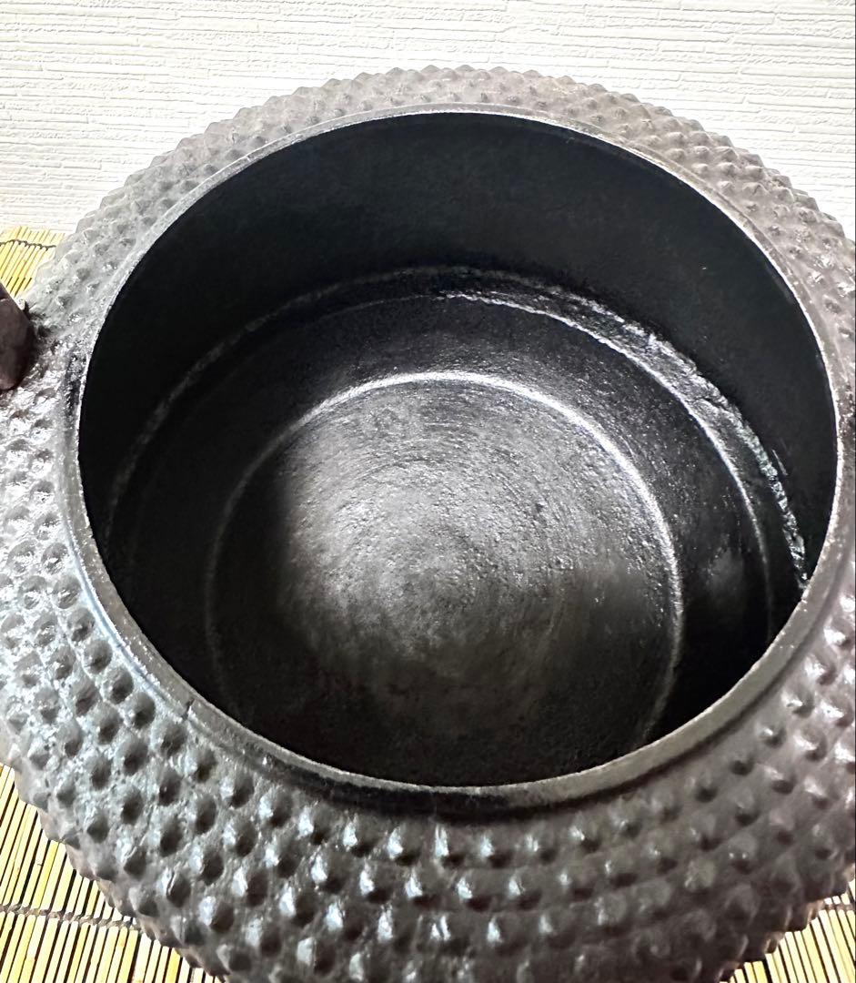 未使用品、超珍品　南部成龍堂鋳造所 斎峰 及川光正造 大アラレ 売約済み