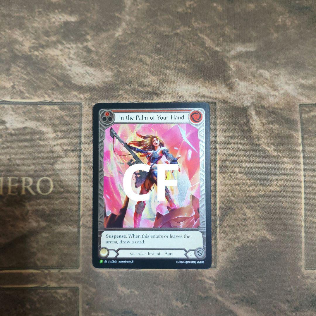 【In the Palm of Your Hand プロモ】CF 1枚 FaB