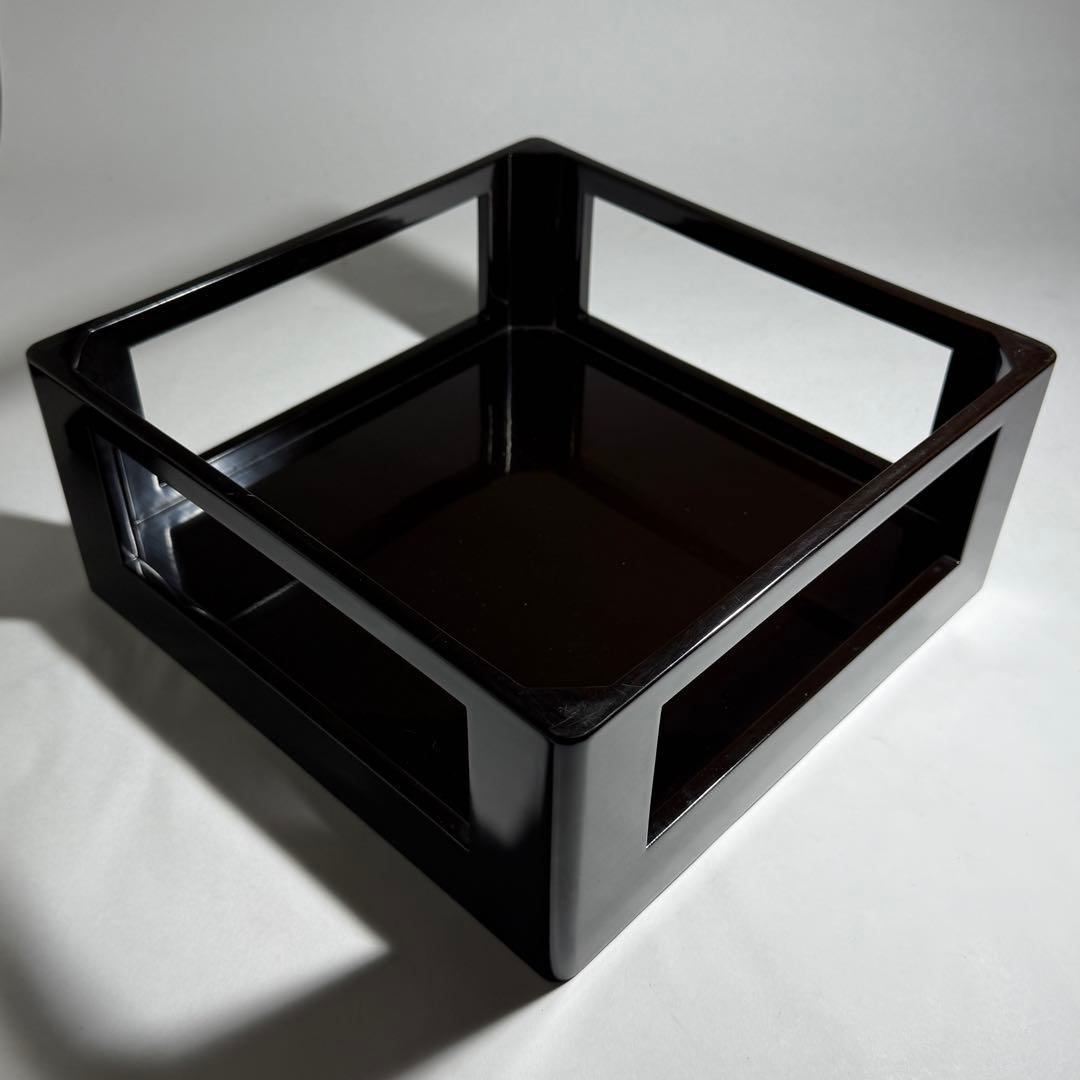 ◆輪島塗 重台 梨地御膳 本漆 時代箱入り 昭和十年◆