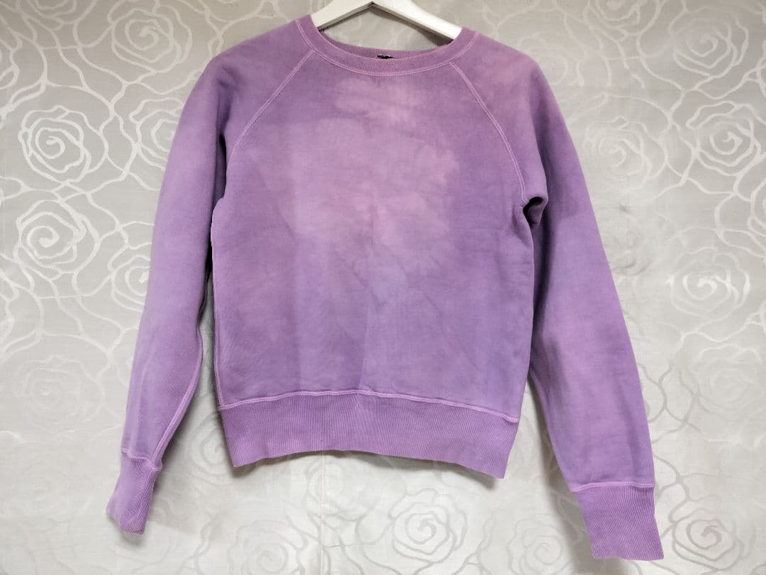 オーラリー　AURALEE パープル スウェット トレーナー ロンハーマン別注