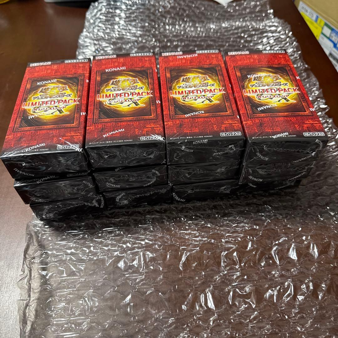 遊戯王 limited pack オシリスレッド 12箱未開封シュリンク付き