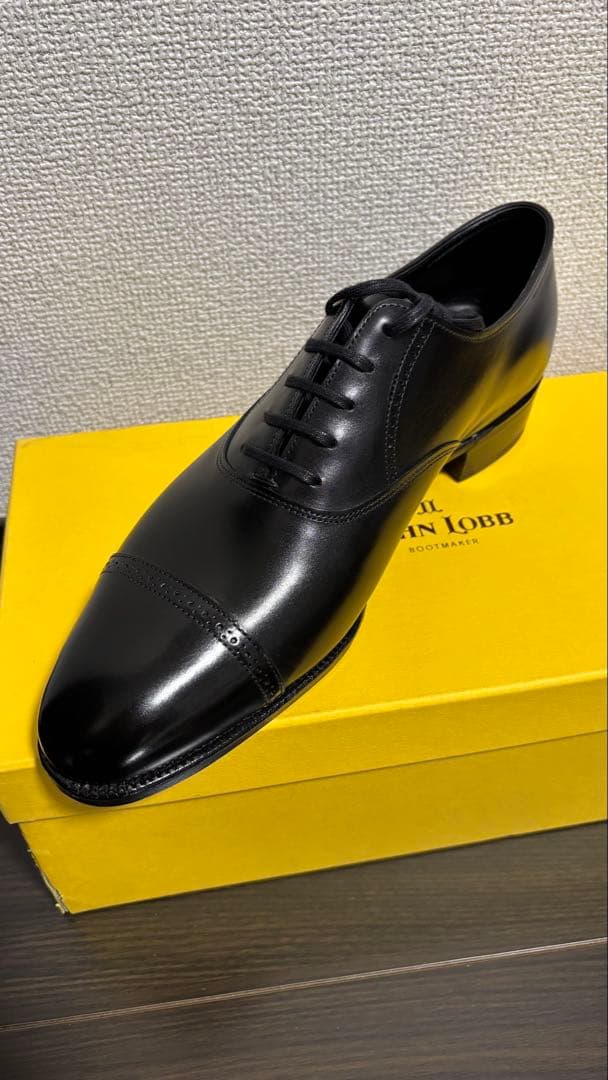 【未使用】ジョンロブ フィリップⅡ UK 6 D 黄箱