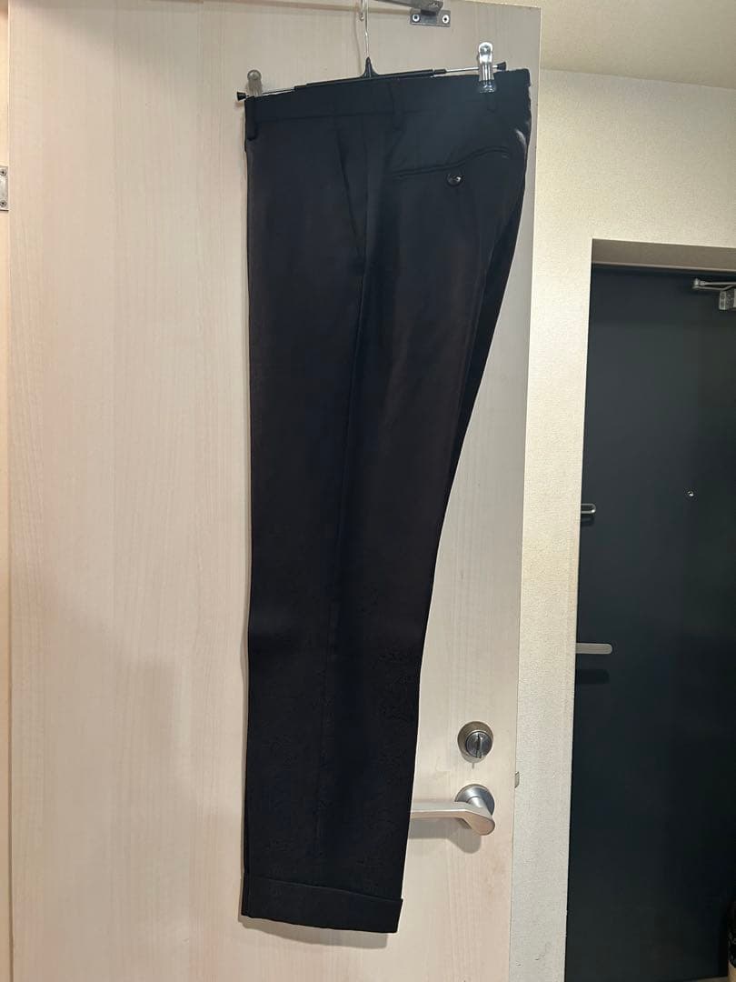 ETRO ペイズリー柄スーツ 黒44