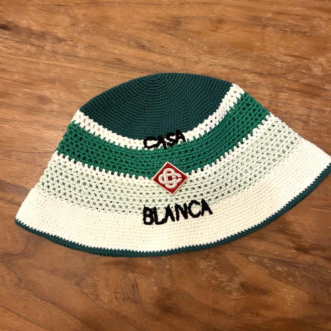 CASABLANCA ニットバケットハット　カサブランカ