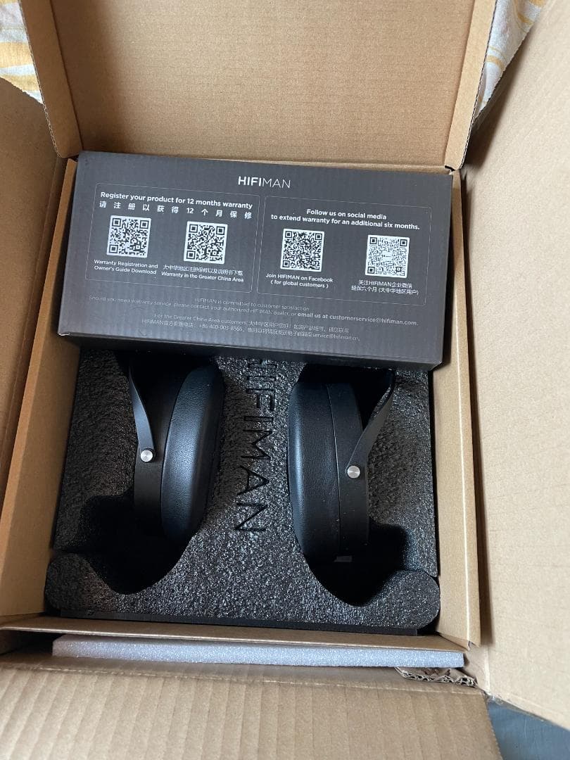 美品HIFIMAN SUNDARAヘッドフォン ＋オマケ⚠️→新品のイヤーパッド