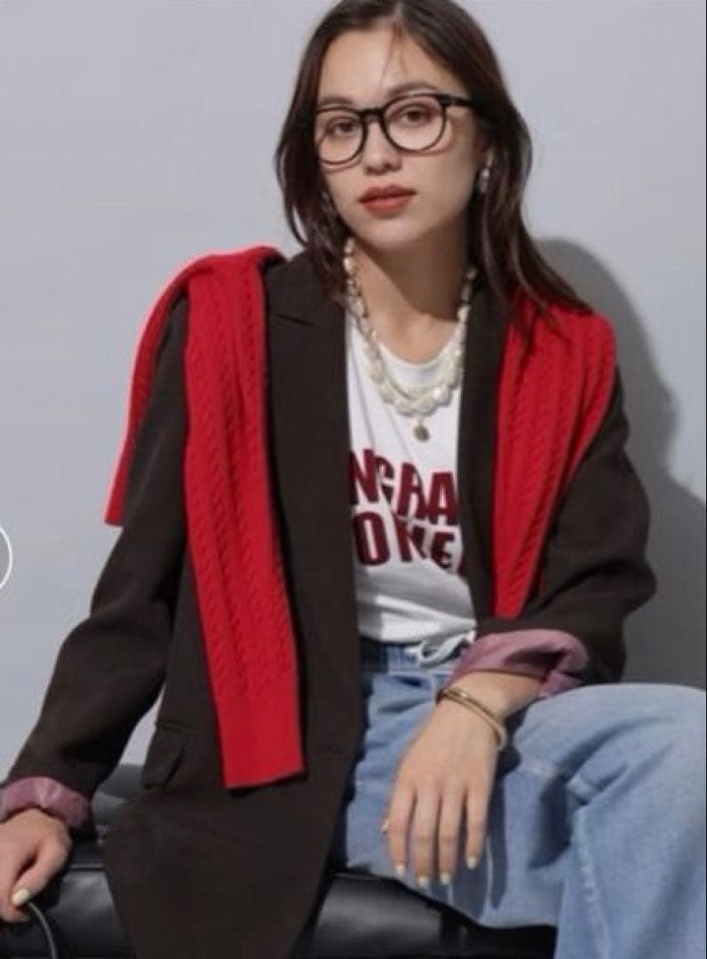 【新品未使用タグ付き】アルページュストーリー W釦テーラードジャケット