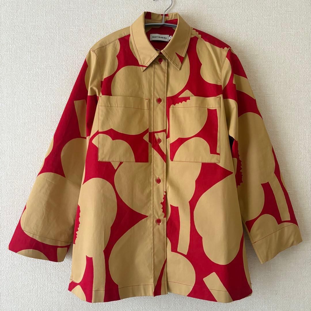 マリメッコ　ウニッコ柄ブラウス　36サイズ