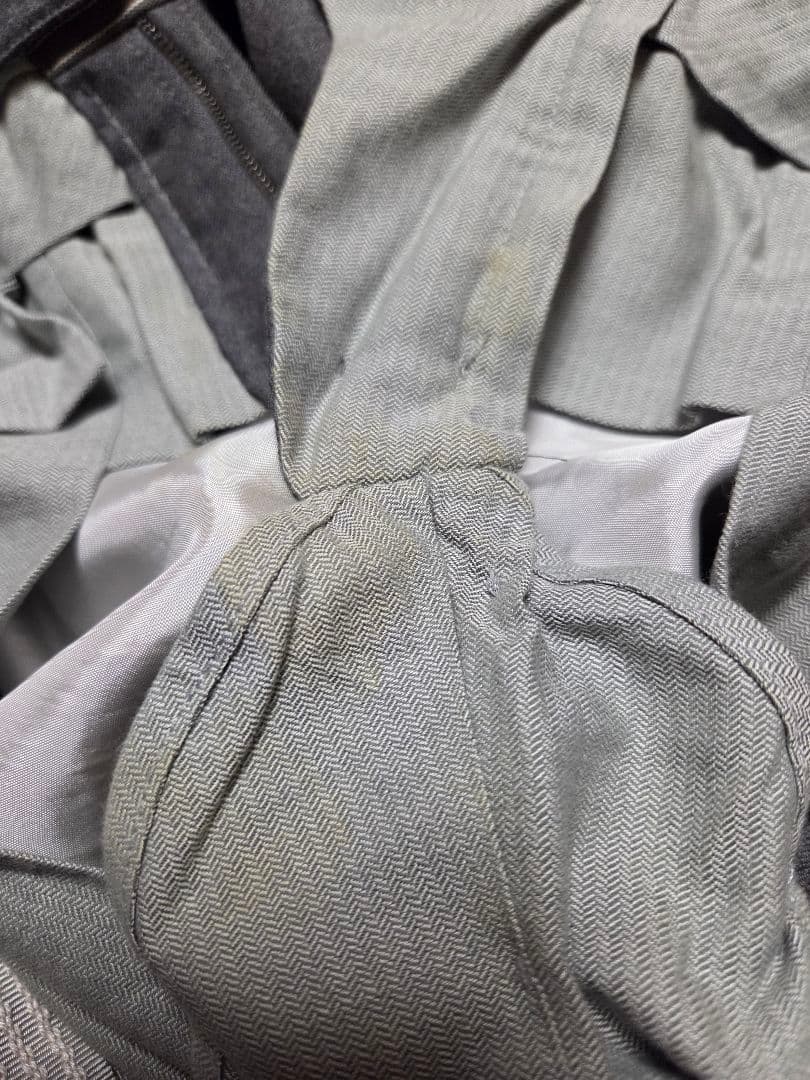 【美品】インコテックス　BEAMS F別注　SUPER100S　灰　48　秋冬